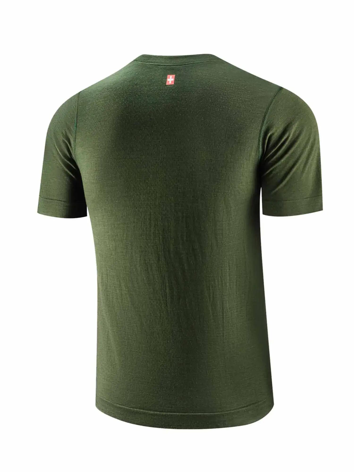 Koszulka męska z krótkim rękawem wełniana Brubeck OUTDOOR WOOL PRO 3/3