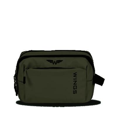 Wings middelgrote zachte koffer 24" rook geel
