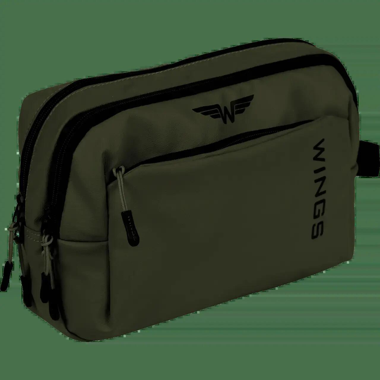 Trousse de toilette de voyage WINGS ROOK vert foncé 5/6