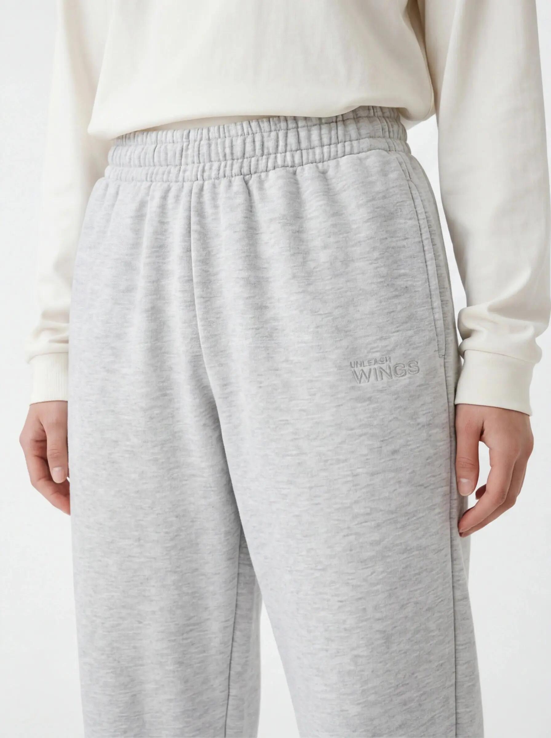 Oversized joggingbroek voor dames UNLEASH WINGS GREY 3/7