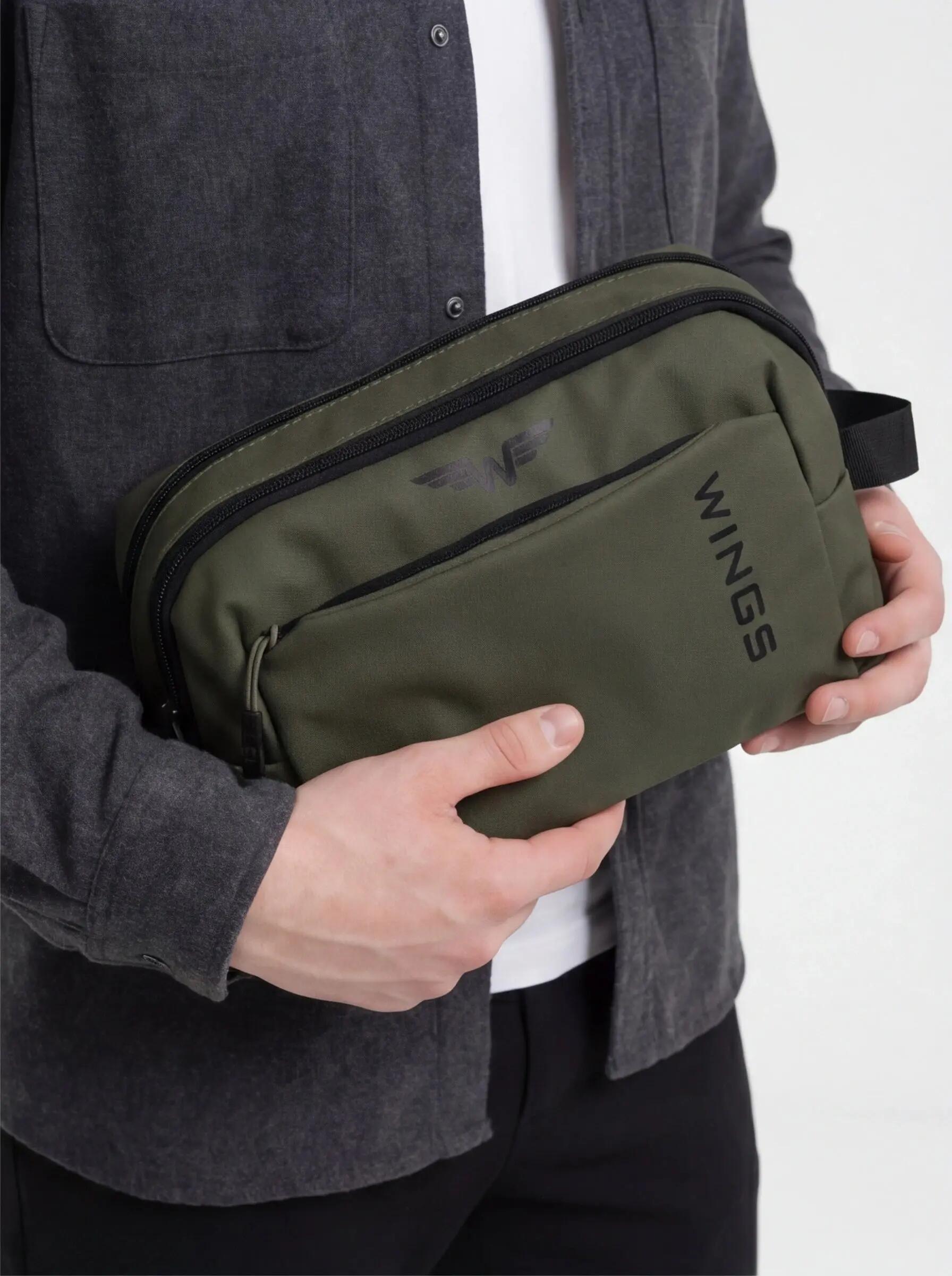 Trousse de toilette de voyage WINGS ROOK vert foncé 2/6