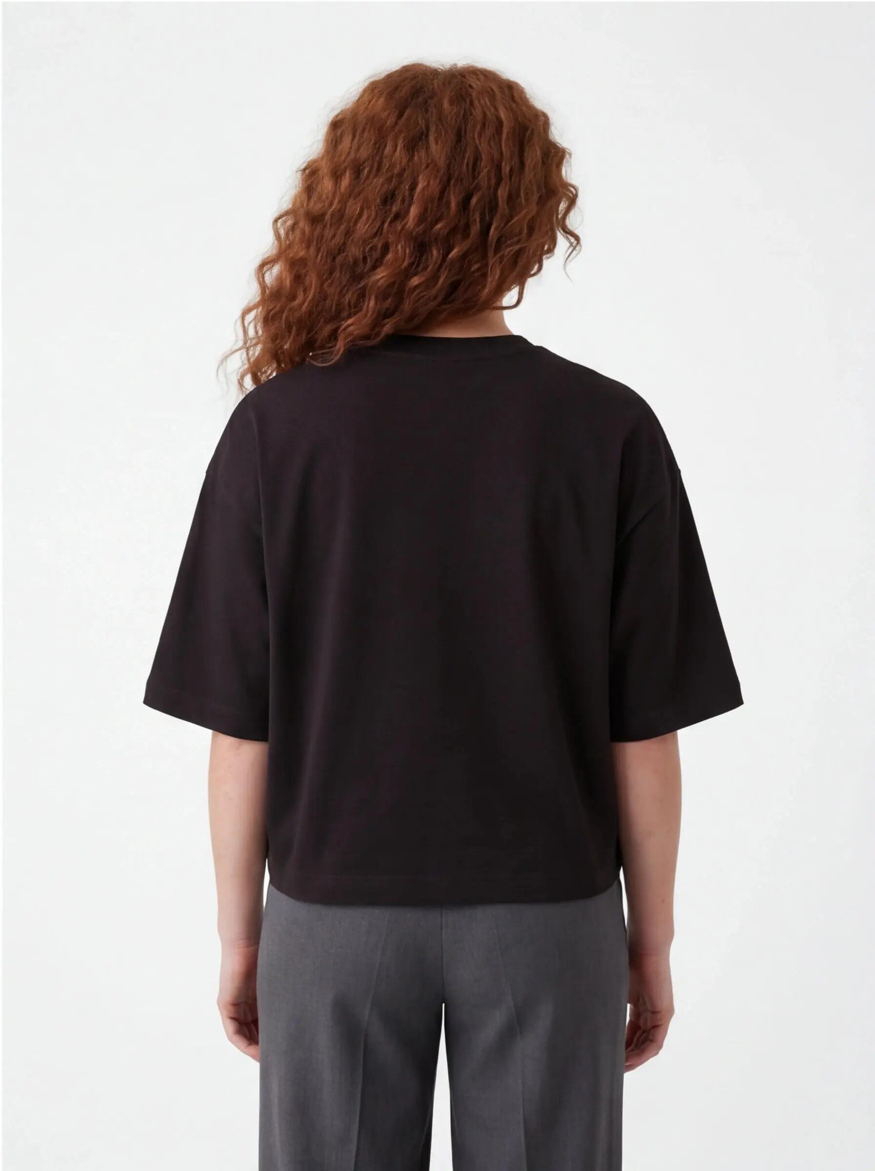 T-shirt oversize femme NOIR 2/7