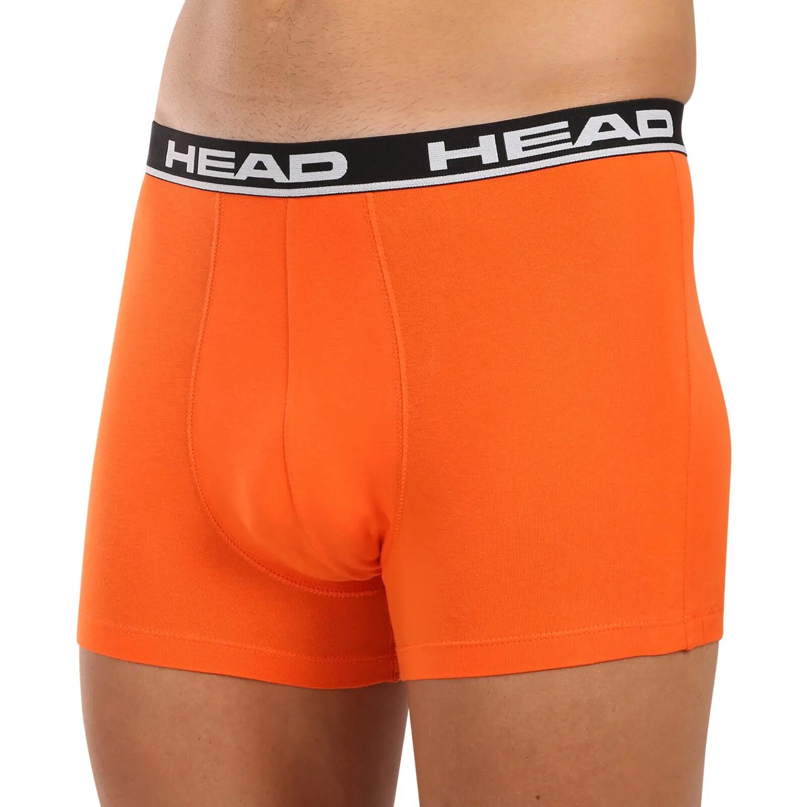 Head Calzoncillos Head Basic Hombre Vibrant Naranja/negro Pack 3/7