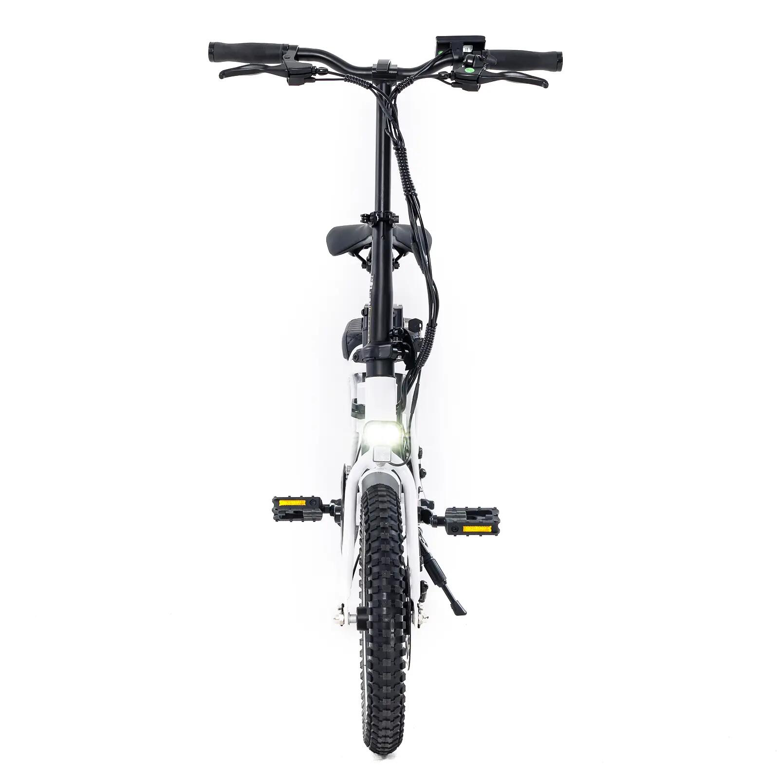 Vélo Électrique Pliable 250W Compact et Léger – EVERCROSS EK5 Blanc 7/16