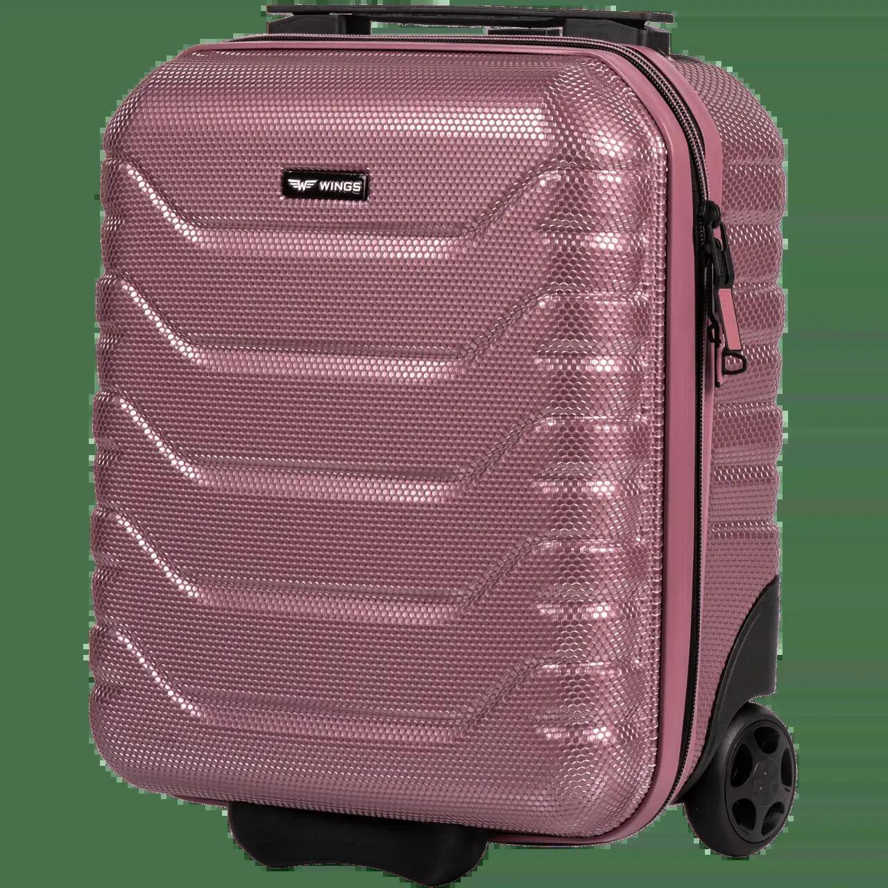 Ensemble de 4 valises Wings CRAKE POLYCARBONE 100% OR ROSE S/M/L + MINI 8/10