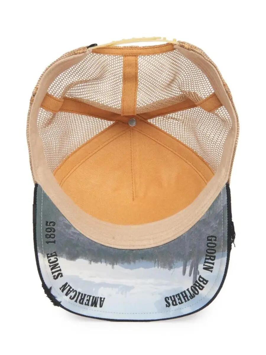 Boné - Monopatín - Unisex - Tough snapback ajustável - Black/Beige 6/6
