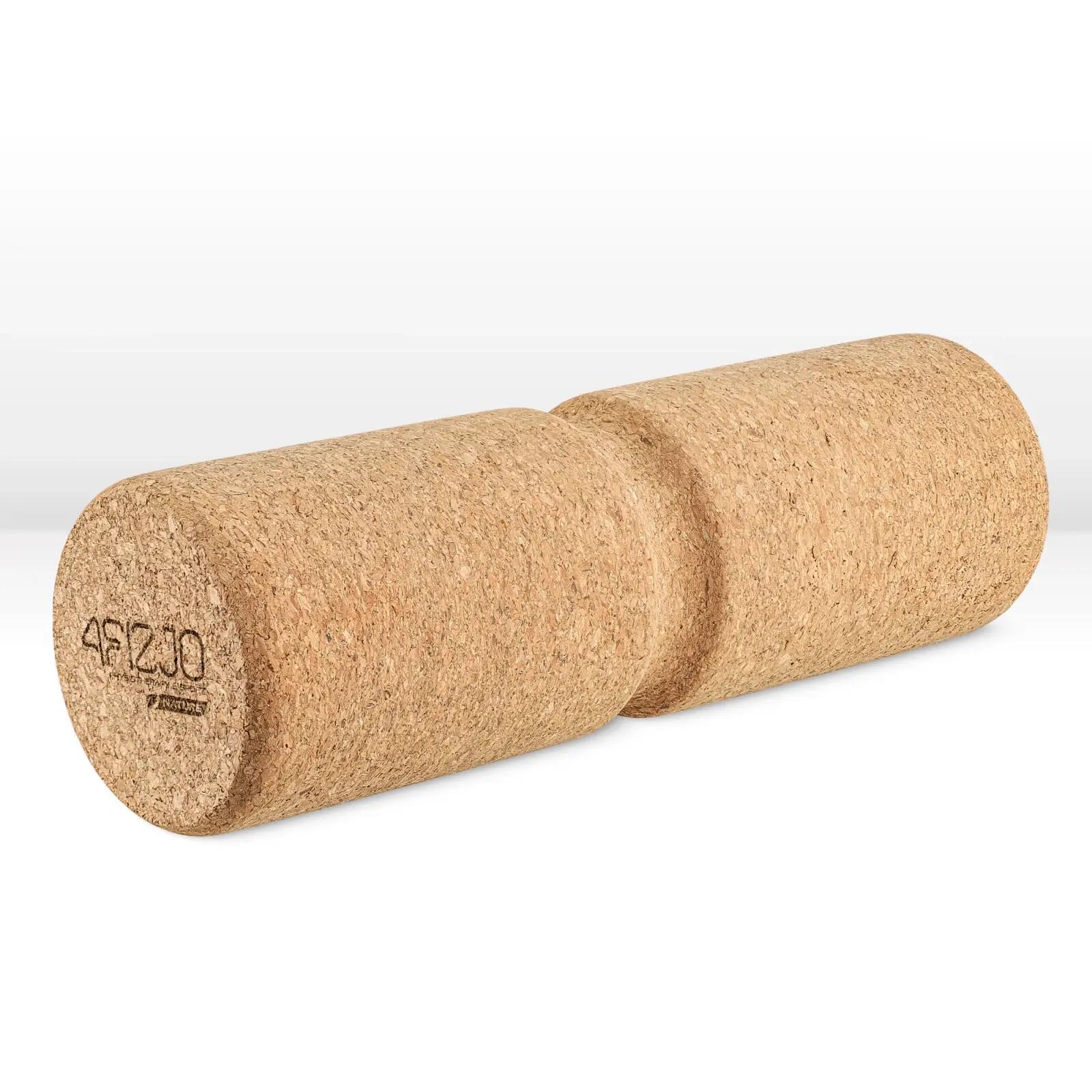 Tvarovaný korkový masážní roller 30 x 10 cm 4FIZJO 11/14