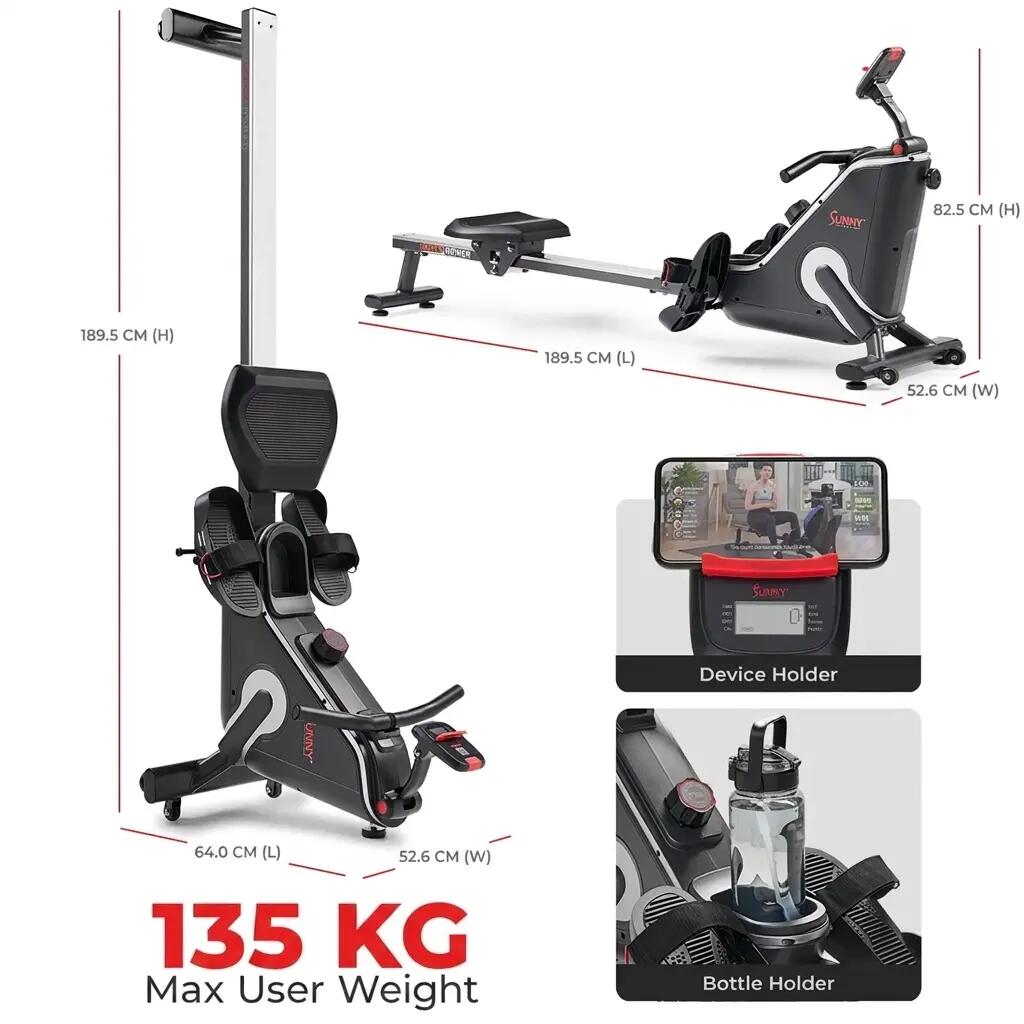 Smart Magnetic Rowing Machine | Decathlon