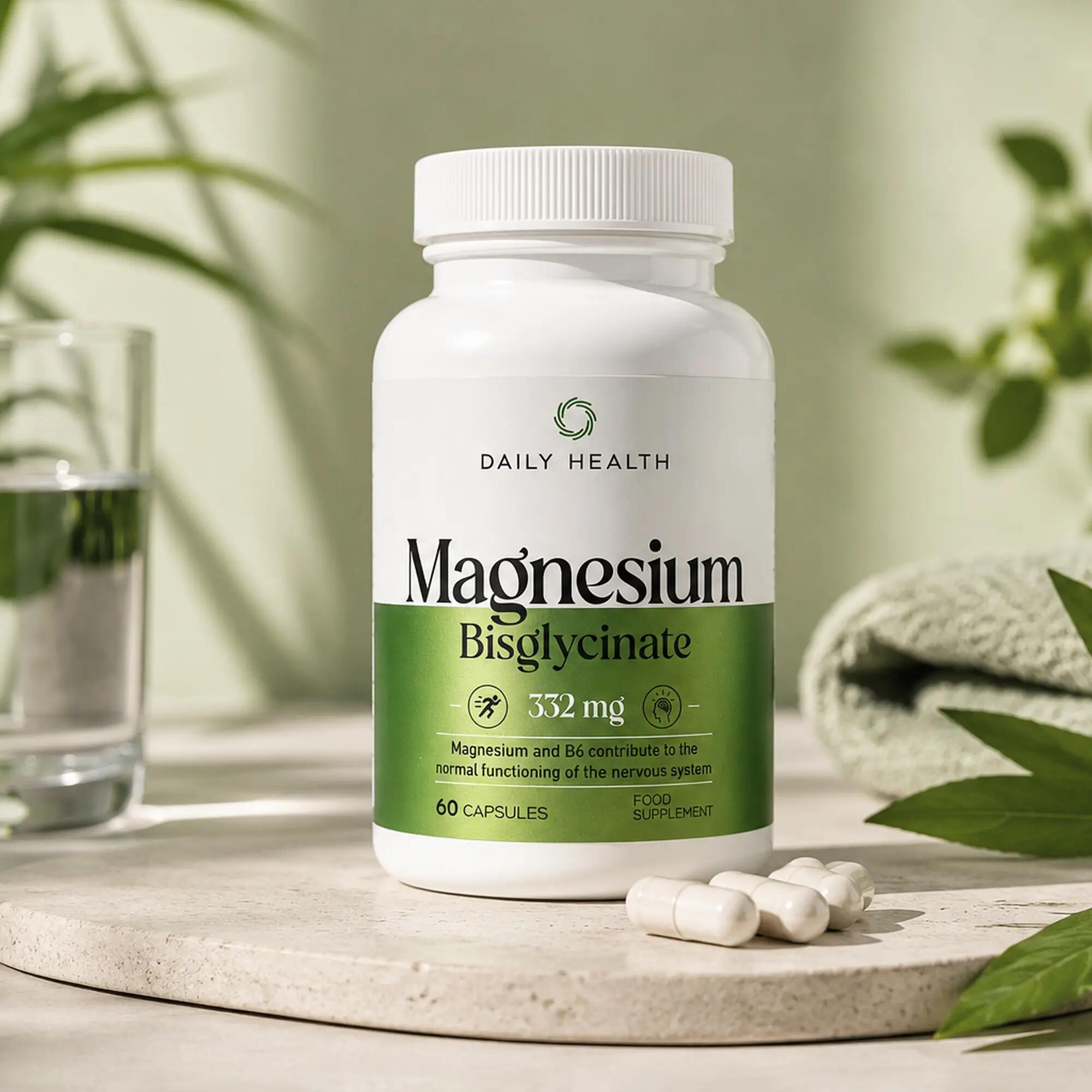 Magnesium Bisglycinate, 60 capsule 5/6