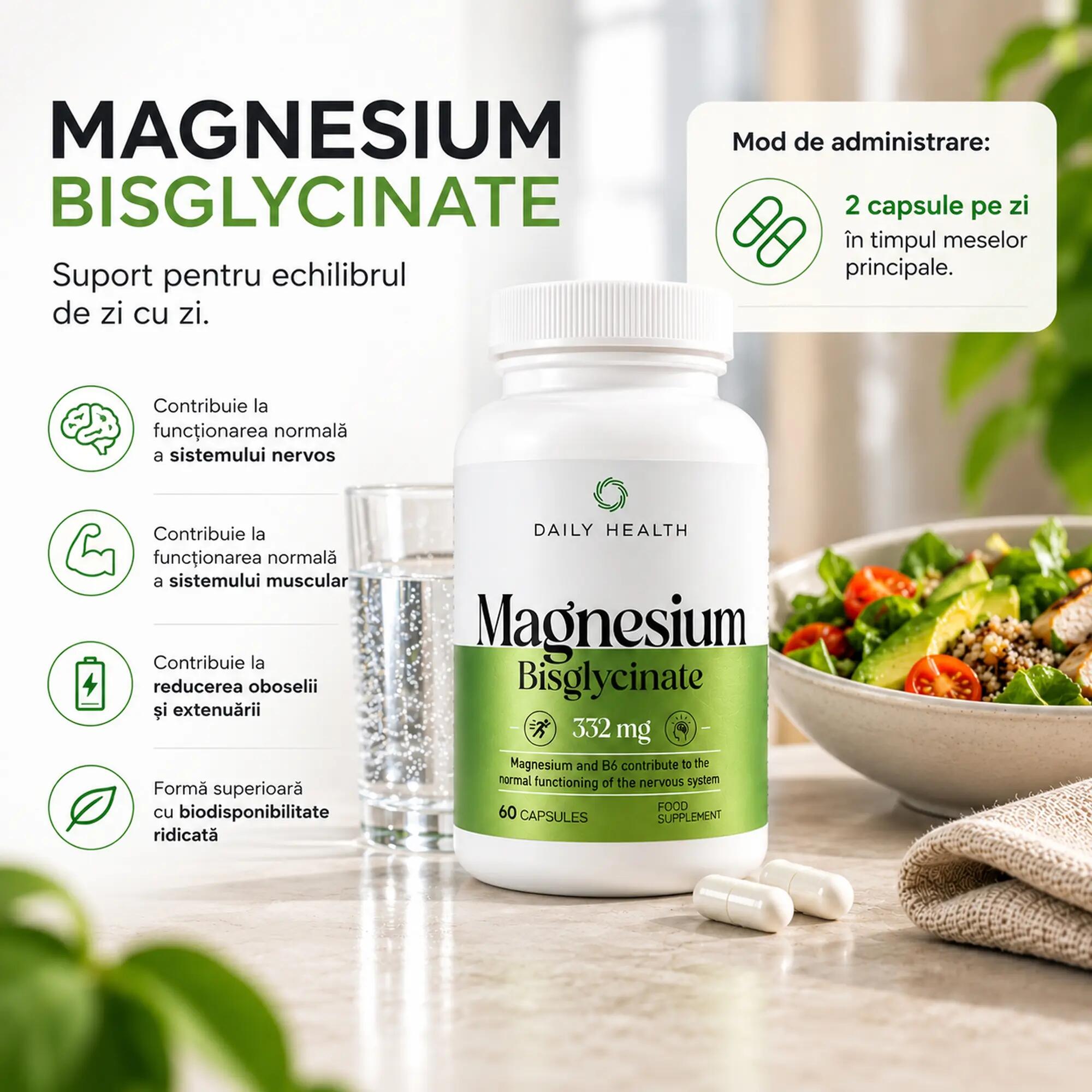 Magnesium Bisglycinate, 60 capsule 4/6