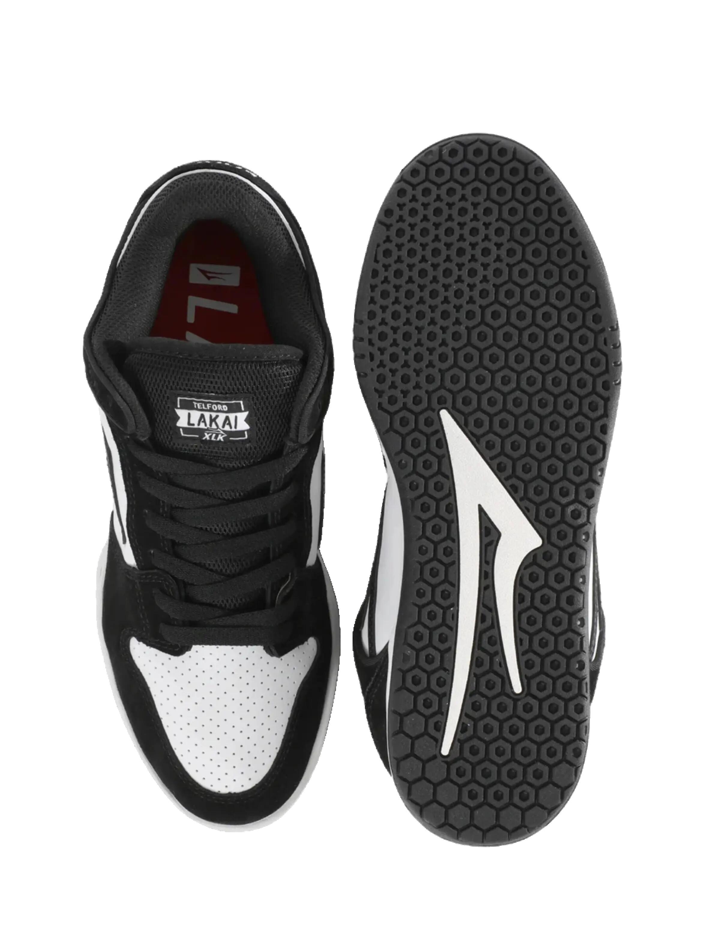 Calzado - Monopatín - Hombre - Skate bajo, piel - Telford Low - Negro/Blanco 3/6