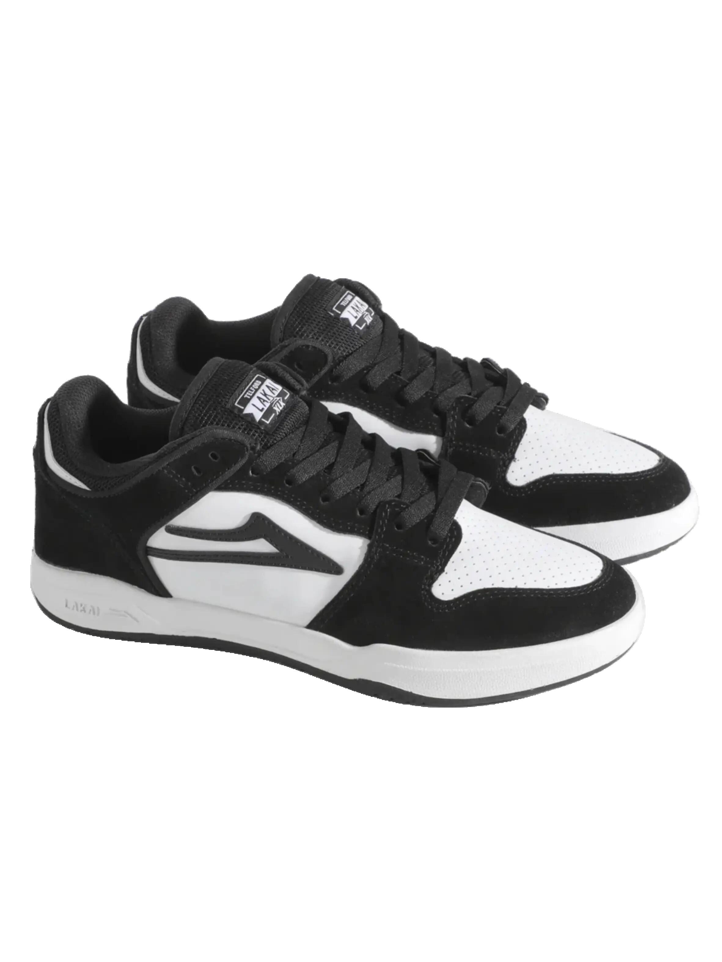 Calzado - Monopatín - Hombre - Skate bajo, piel - Telford Low - Negro/Blanco 2/6