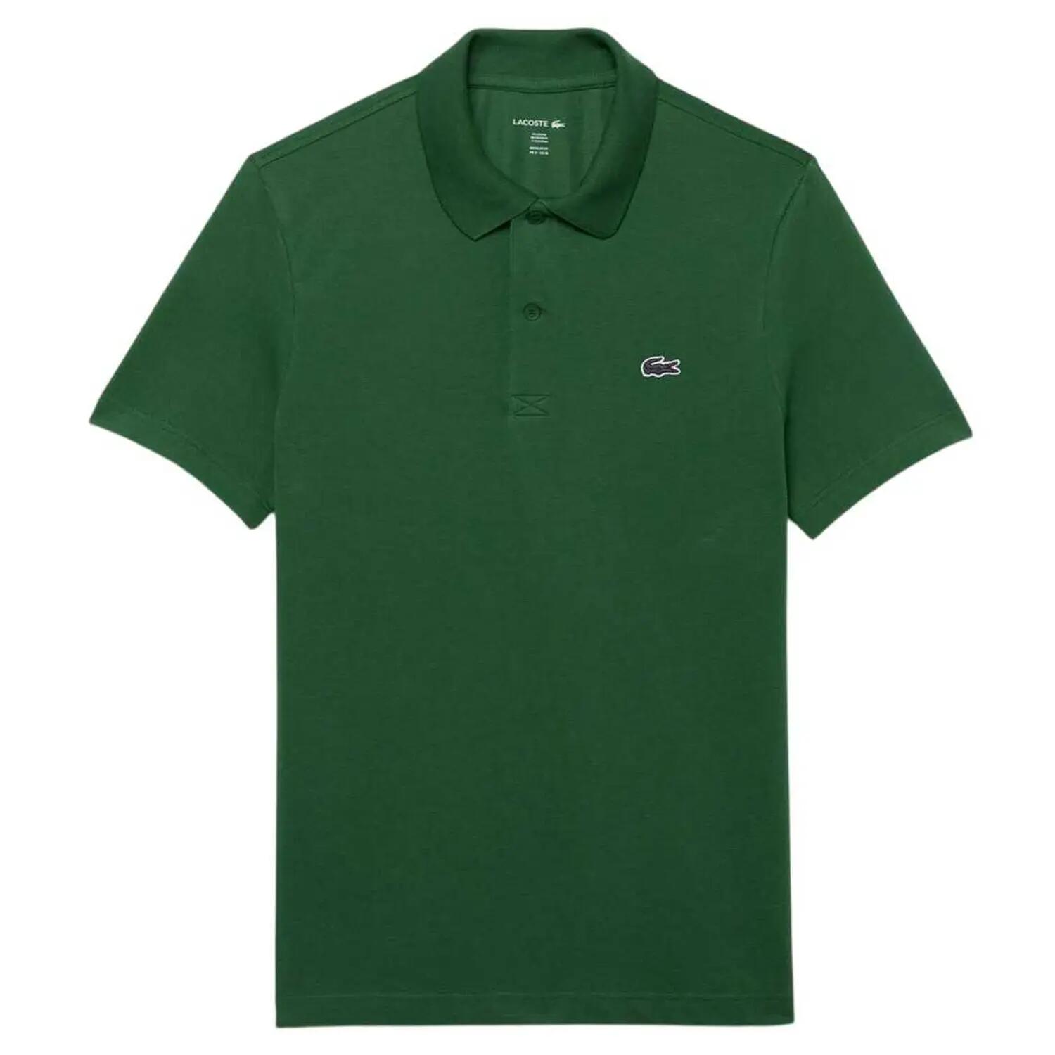 Maglietta Polo Regolare Logo Sul Petto Uomo Lacoste Verde Verde Scuro 2/4