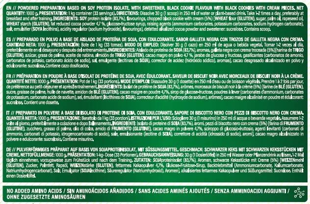 LIFE PRO ISOLATE VEGAN CREAMY 1KG - Aislado de Proteína Vegetal Cremosa 4/6