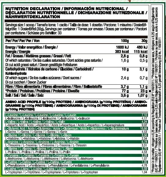LIFE PRO ISOLATE VEGAN CREAMY 1KG - Aislado de Proteína Vegetal Cremosa 3/6