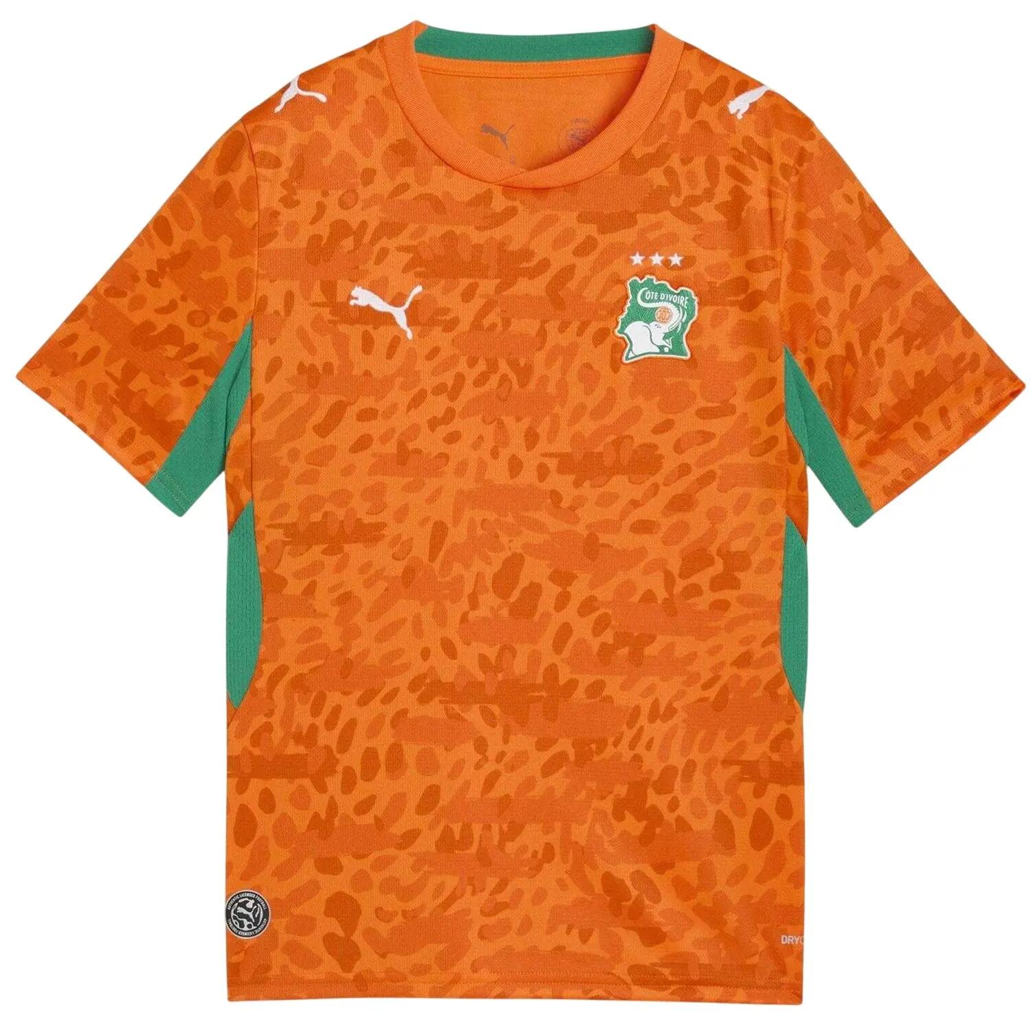 Puma Childrens/Kids World Cup 2026 Ivory Coast FC Football Shirt