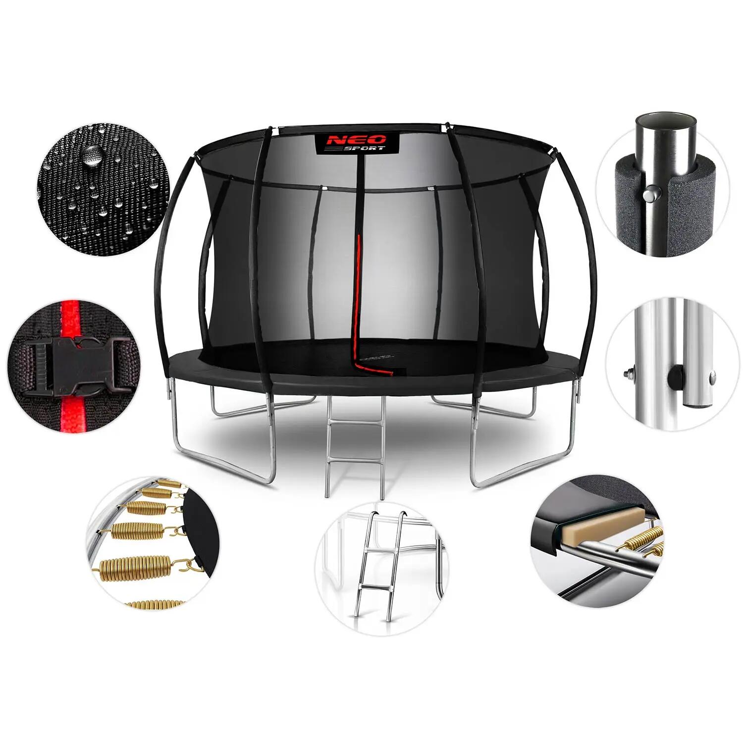 Camas Elásticas Y Trampolines Gimnasia Adulto Neo-Sport Ns-12c231 negro 4/6