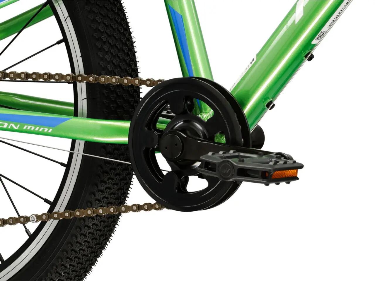 Rower dziecięcy Kross Hexagon Mini 1.0 20" 6 biegów zielony/biały 6/7