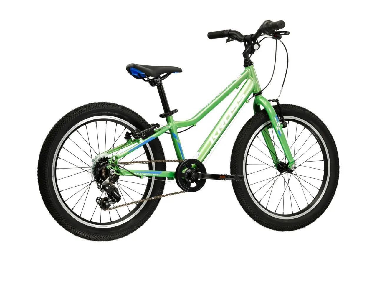 Rower dziecięcy Kross Hexagon Mini 1.0 20" 6 biegów zielony/biały 3/7