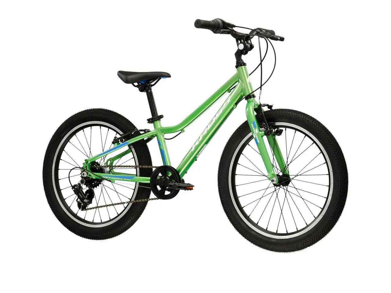 Rower dziecięcy Kross Hexagon Mini 1.0 20" 6 biegów zielony/biały 2/7