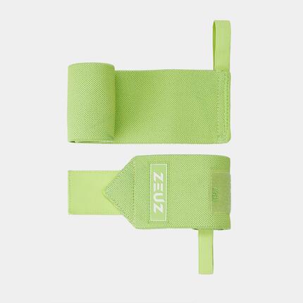 Bandes de poignet ZEUZ (lot de 2) – Musculation – Vert clair