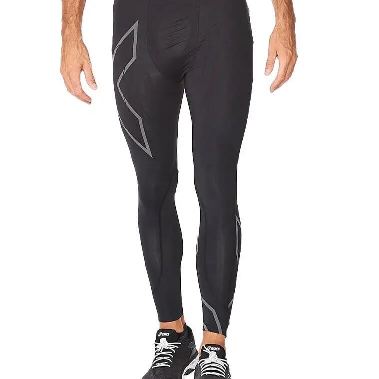 2XU Men's Light Speed Compression Tights with MCS - Black - Size S