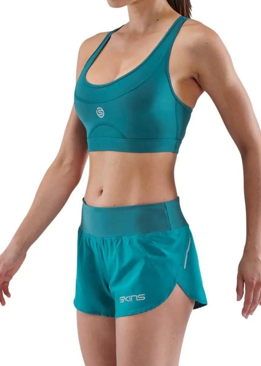 SKINS Soutien-gorge Elite pour femme Série 3 - Bleu sarcelle 4/5