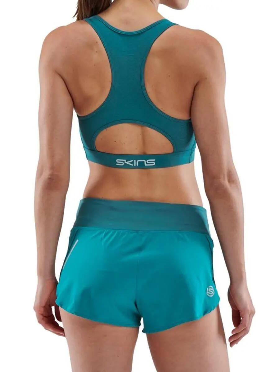 SKINS Soutien-gorge Elite pour femme Série 3 - Bleu sarcelle 2/5