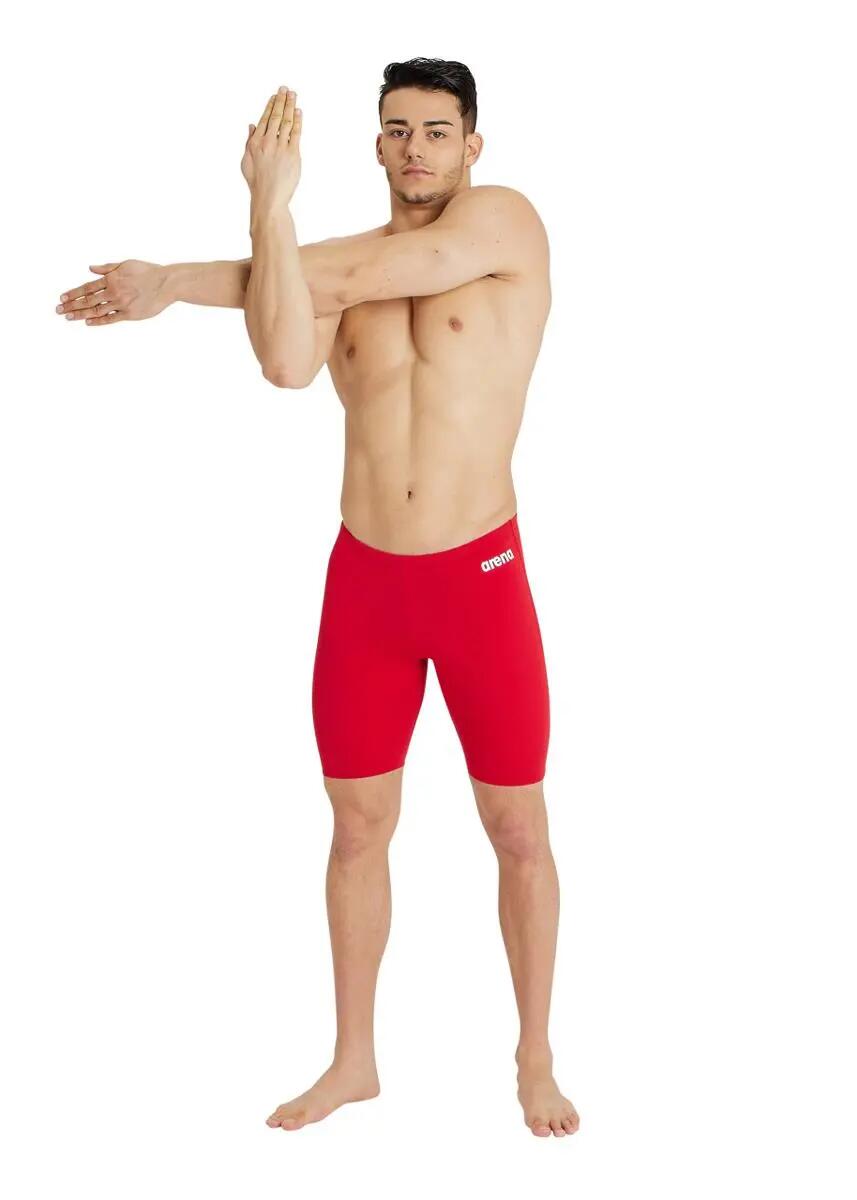 Arena Team Solid Jammer - Rosso/Bianco - Taglia UK 40 5/9
