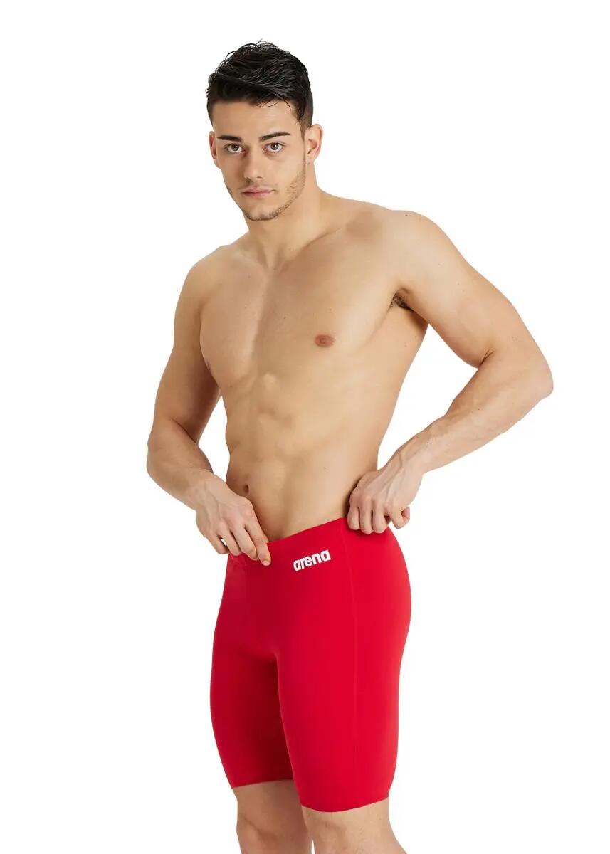 Arena Team Solid Jammer - Rosso/Bianco - Taglia UK 40 4/9