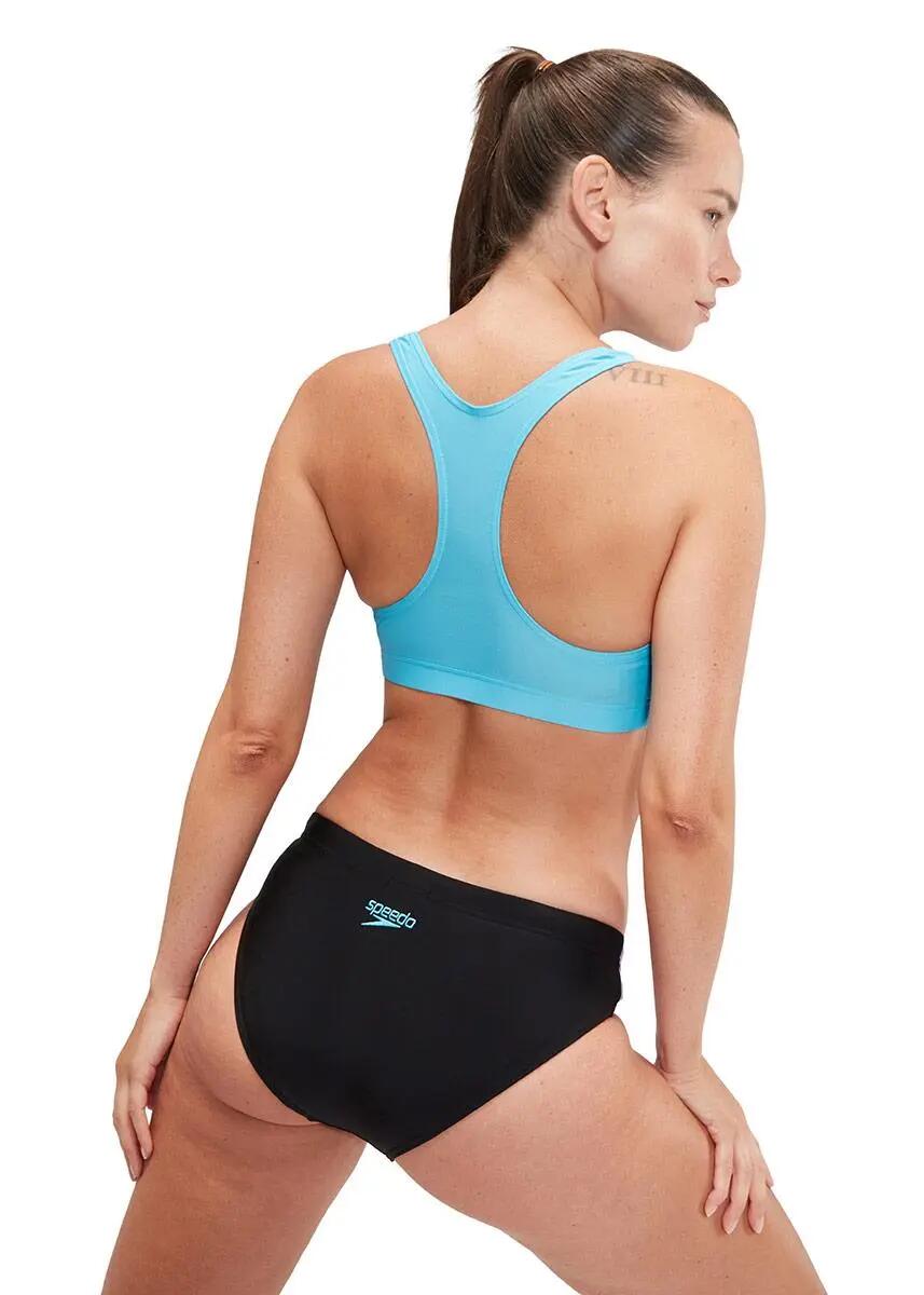 Biquíni Speedo Colourblock Splice - Preto/Roxo 3/6
