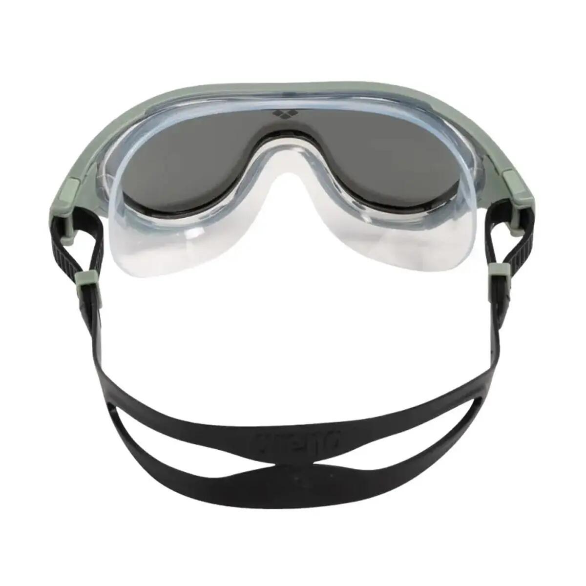 Occhiali da nuoto a specchio Arena The One Mask Black Silver 5/7
