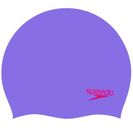 Casquette Speedo Junior en silicone moulé uni - Noire