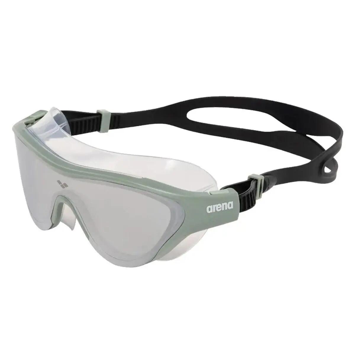 Occhiali da nuoto a specchio Arena The One Mask Black Silver 4/7