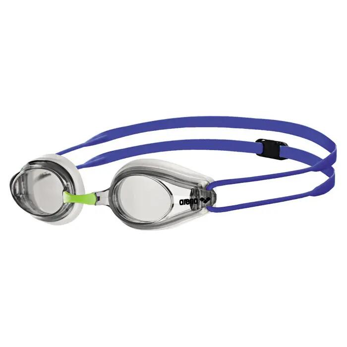 Gafas de competición Arena Tracks - Transparentes/Azules 2/4