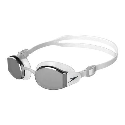 Speedo mariner pro mirrored goggles - zwart/transparant/vuurgoud