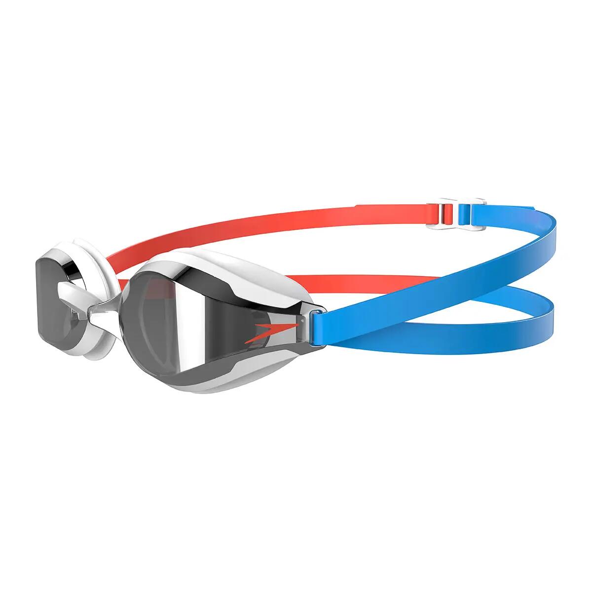Speedo Fastskin Speedsocket 2 Verspiegelte Schwimmbrille - Siren Red / Picton 3/7