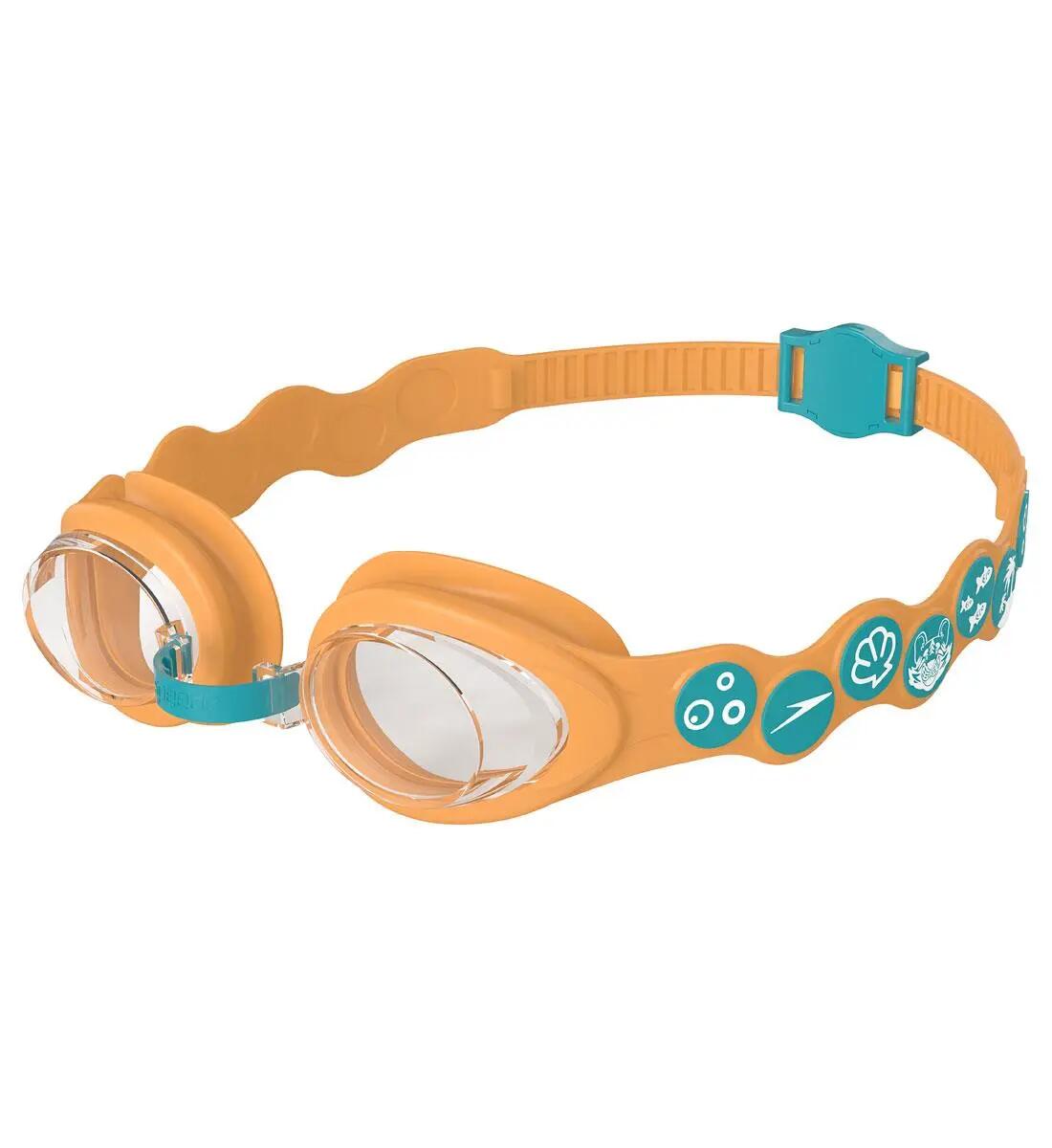Occhialini Speedo Infant Spot - Acquario/Arancione Aanadi/Trasparente 2/5