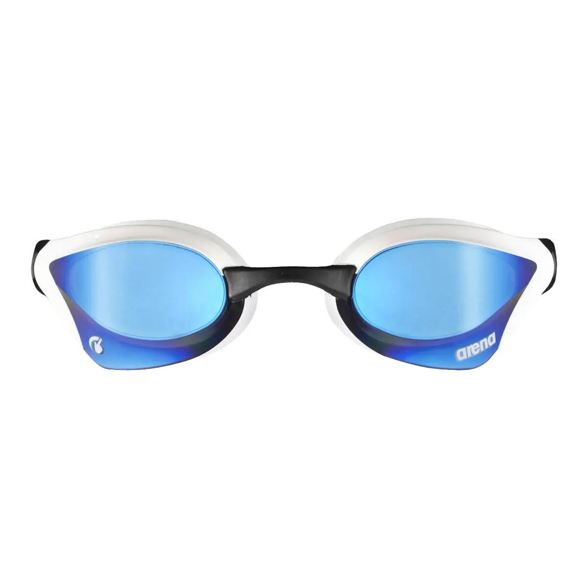 Lunettes de Natation ARENA Cobra Core Swipe Mirror Blanc Bleu 4/6