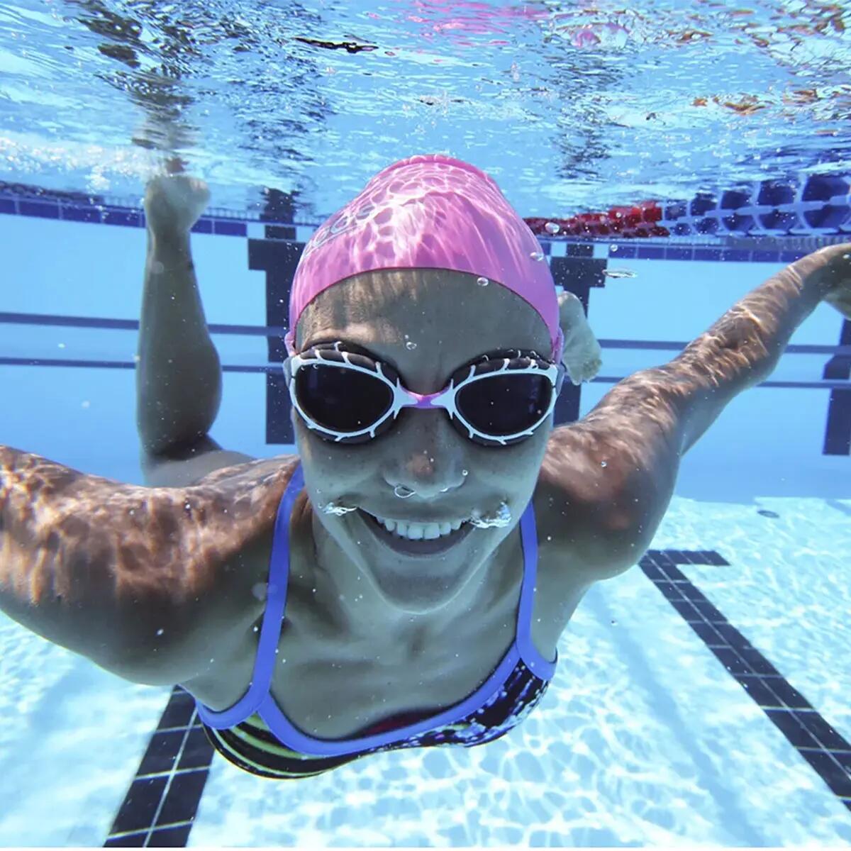 Gafas de natación Zoggs Predator - Rosa/Blanco/Ahumado 2/4