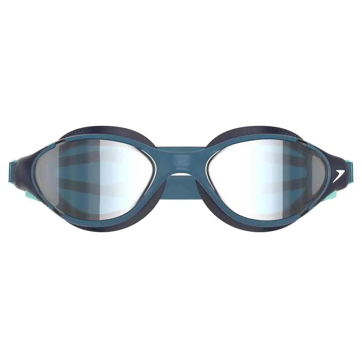 Lunettes Speedo Biofuse 2.0 Mirrored - Border Blue/Cobalt avec miroir argenté 3/5
