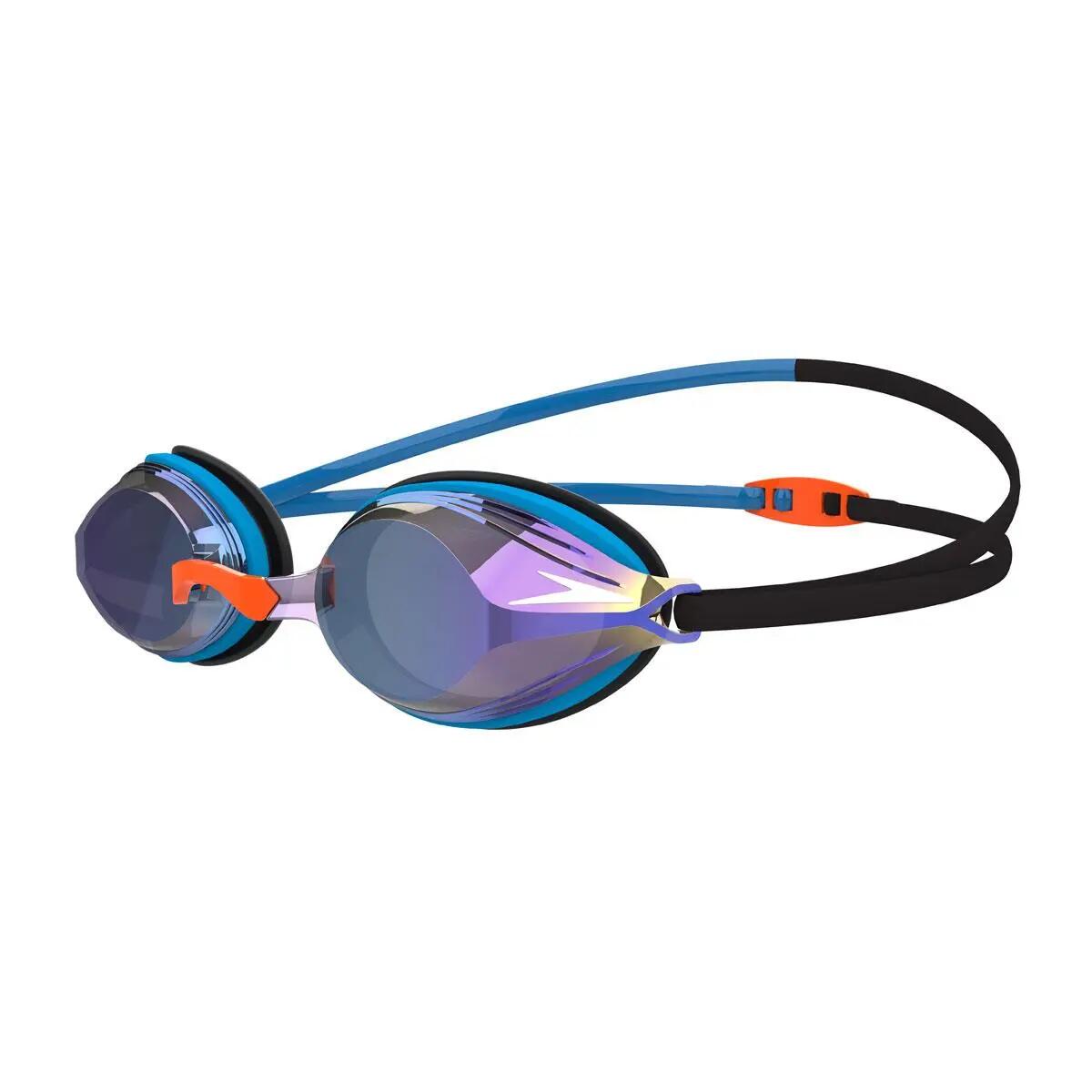 Speedo Vengeance Mirrored Goggles - Poolblauw/Zwart/Saffierblauw 2/5