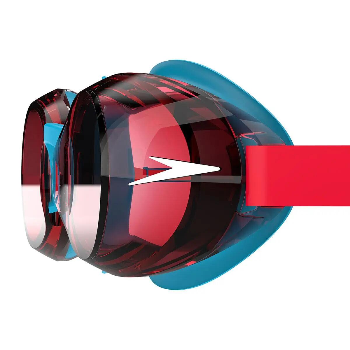 Occhialini Speedo Junior Jet 2.0 - Turchese / Rosso Lava 5/6
