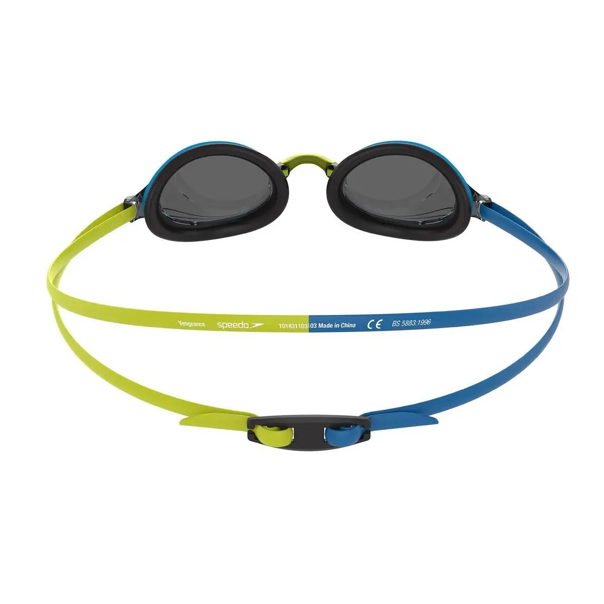 Occhialini Speedo Vengeance - Lime atomico/blu piscina/fumo 4/5