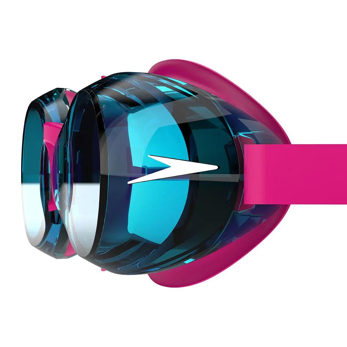 Lunettes de natation Speedo Junior Jet 2.0 - Rose électrique / Bleu azur 5/6