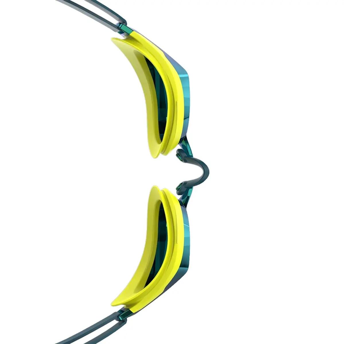 Lunettes de natation Speedo Fastskin Speedsocket 2 à verres miroirs - Jaune 2/7