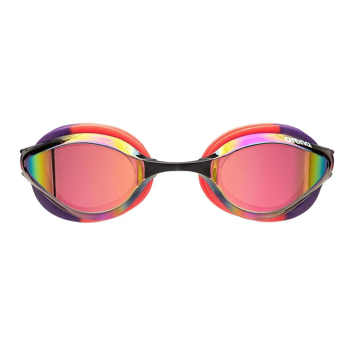 Arena Python Mirror Zwembril - Koper / Rood / Pruim 3/7