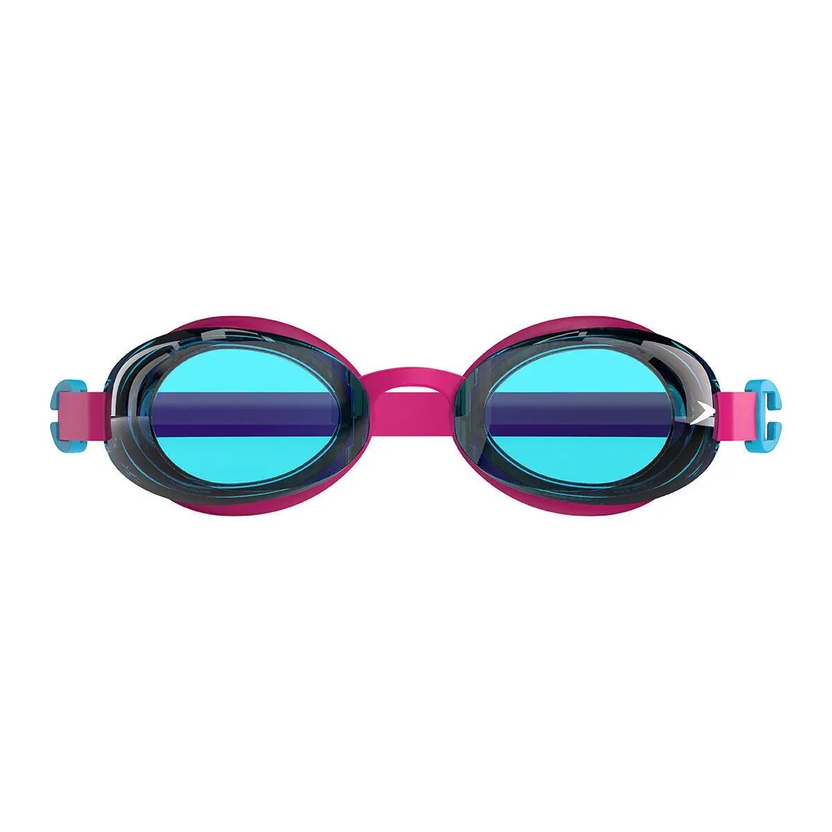 Lunettes de natation Speedo Junior Jet 2.0 - Rose électrique / Bleu azur 4/6