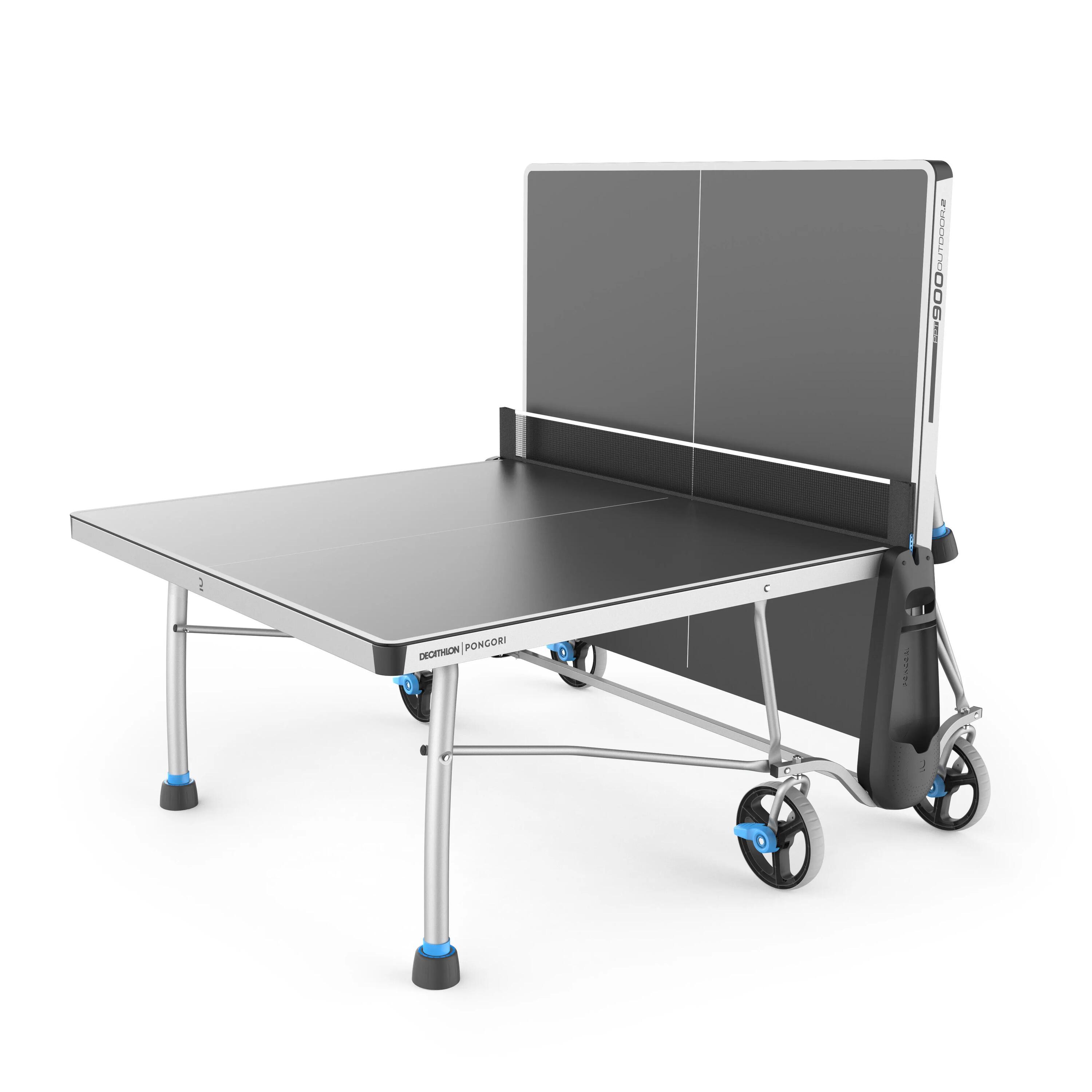 Seconde vie TABLE DE PING PONG EXTÉRIEURE PPT 900.2 GRISE 3/6