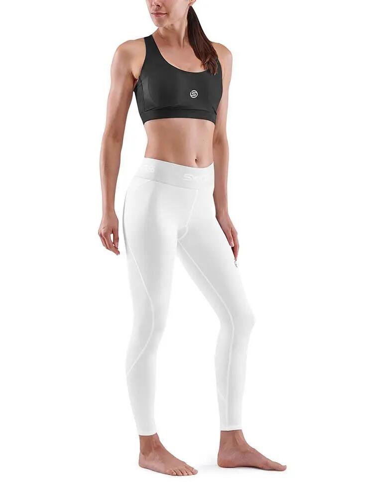 SKINS Collant 1/7 pour femme Série 8 - Blanc 4/5